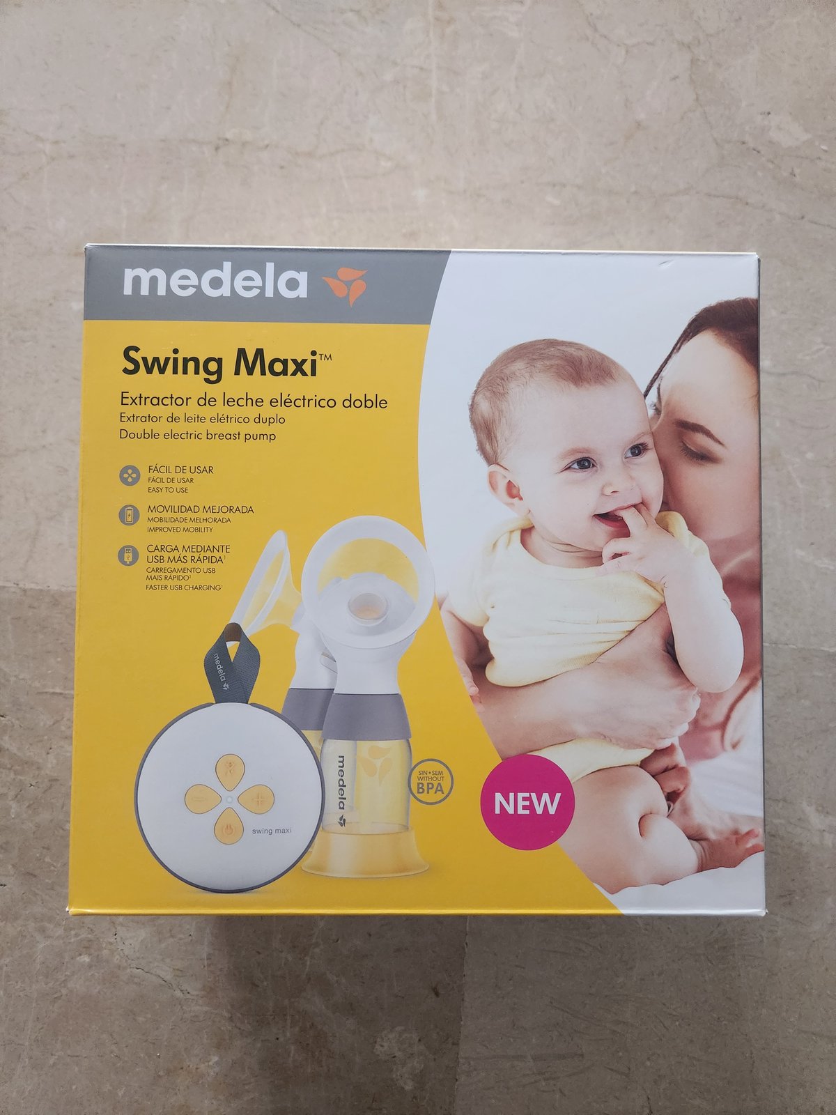 Tire-lait Medela Swing Maxi double — boîte neuve et scellée